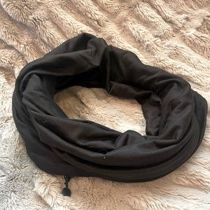 Yoga/walking/jogging infinity hidden pocket scarf